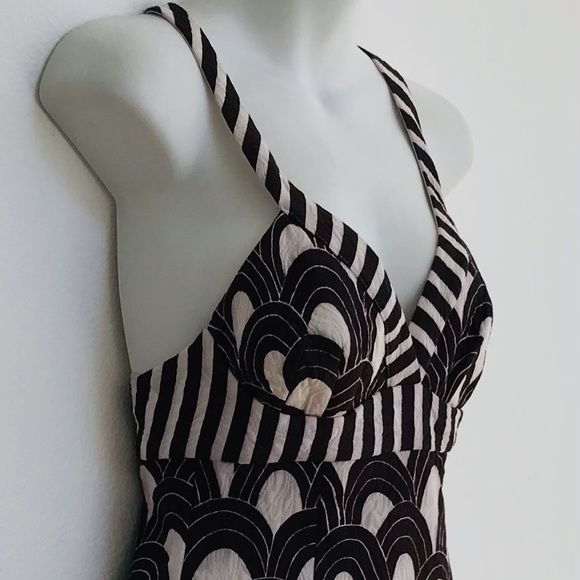 TRINA TURK Los Angeles Tiki Pin-Up DRESS Size 2 AS-IS - Picture 9 of 17